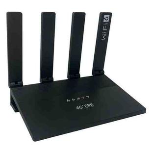 WR800 WiFi Router 4 LAN Ports 600Mbps WiFi 6 Wireless Modem with SIM Card Slot 4G LTE, Plug:EU Plug