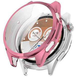For Huawei Watch GT6 46mm Electroplated TPU Full Coverage Watch Protective Cover(Pink)