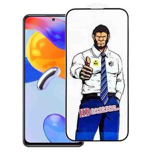 For Redmi Note 11 Pro 5G Gorilla Explosion-Proof Anti-Fingerprint HD Tempered Glass Film