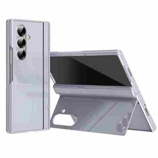 For Samsung Galaxy Z Fold3 5G Legend Piano Paint Leather Folding Phone Case(Grey)