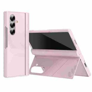 For Samsung Galaxy Z Fold6 5G Legend Piano Paint Leather Folding Phone Case(Pink)