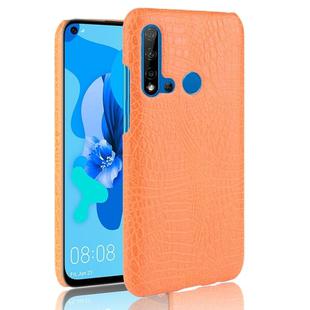 Shockproof Crocodile Texture PC + PU Case for Huawei P20 lite 2019 / Huawei nova 5i(Orange)