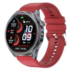 ET472 1.53 inch Color Screen BT Smart Watch Silicone Strap, Support AI-GPT Intelligent Question and Answer(Red)