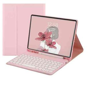 For ipad Air 6/7 11 Magnetic Bluetooth Keyboard Case for Tablet(Pink)