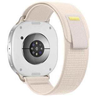For Samsung Galaxy Watch8 / Watch8 Classic Wild Path Loop Nylon Hook and Loop Fastener Watch Band(Starlight)