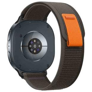 For Samsung Galaxy Watch8 / Watch8 Classic Wild Path Loop Nylon Hook and Loop Fastener Watch Band(Black Gray)