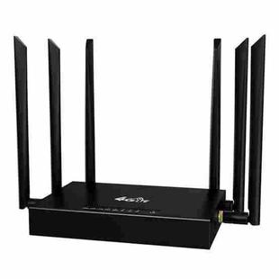 ED128 6 Antennas SIM Card Eurasia Version 4G LTE 300Mbps Wireless WiFi Home Office Router, Plug:US Plug