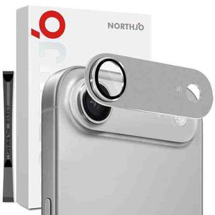 For iPhone 17 Air NORTHJO Matte Camera Lens Metal Protector Tempered Glass Rear Lens Film(Grey)