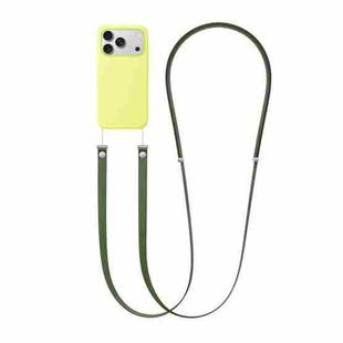 Nylon Magnetic Adjustable Crossbody Strap Phone Anti-Theft Lanyard for iPhone 17 Series(Green)