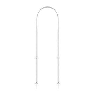 Nylon Magnetic Adjustable Crossbody Strap Phone Anti-Theft Lanyard for iPhone 17 Series(Light Gray)