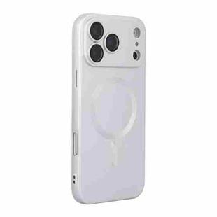 For iPhone 17 Pro ENKAY MagSafe Matte TPU Phone Case with Lens Film(Silver)