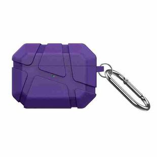 For AirPods Pro 3 Textured Solid Color TPU Earphonee Cover(Purple)