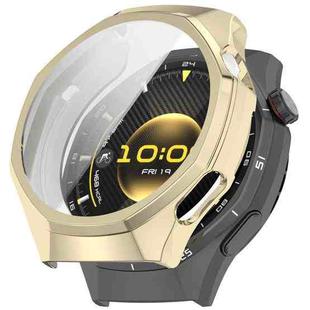 For Huawei Watch GT 6 Pro Electroplated Full Coverage TPU Watch Protective Cover(Light Gold)
