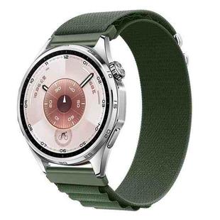 For Huawei Watch GT 6 46mm Alpine Loop Nylon Watch Band(Green)