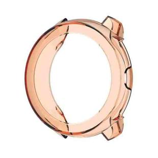 For Suunto Race 2 Half Coverage Hollow TPU Watch Protective Cover(Transparent Orange)