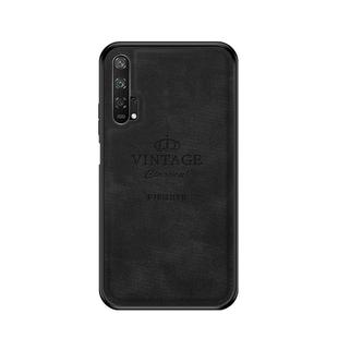 PINWUYO Shockproof Waterproof Full Coverage PC + TPU + Skin Protective Case  for Huawei Honor 20 Pro(Black)