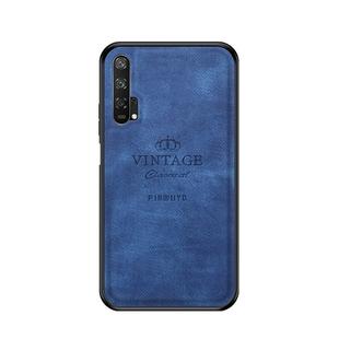 PINWUYO Shockproof Waterproof Full Coverage PC + TPU + Skin Protective Case  for Huawei Honor 20 Pro(Blue)