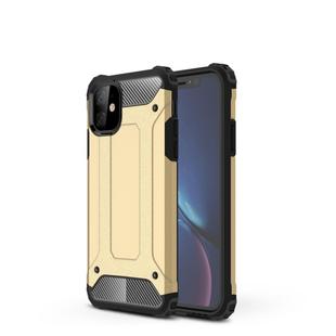 For iPhone 11 Magic Armor TPU + PC Combination Case (Gold)