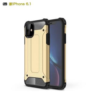 For iPhone 11 Magic Armor TPU + PC Combination Case (Gold)