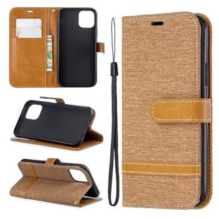 For iPhone 11 Pro Colored Drawing Pattern Horizontal Flip Leather Case, with Holder & Card Slots & Wallet(Brown)