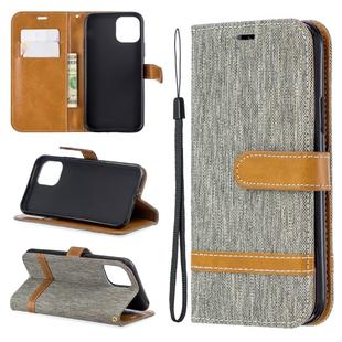 For iPhone 11 Pro Colored Drawing Pattern Horizontal Flip Leather Case, with Holder & Card Slots & Wallet(Gray)