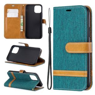 For iPhone 11 Pro Colored Drawing Pattern Horizontal Flip Leather Case, with Holder & Card Slots & Wallet(Green)