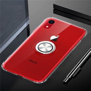 Ultra-thin TPU Protective Case for iPhone XR , with 360 Degree Rotation Holder(Transparent)