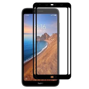 2 PCS ENKAY Hat-prince Full Glue 0.26mm 9H 2.5D Tempered Glass Full Coverage Film for Redmi 7A