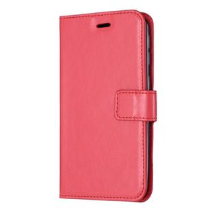 For iPhone 11 Pro Crazy Horse Texture Horizontal Flip Leather Case with Holder & Card Slots & Wallet & Photo Frame (red)