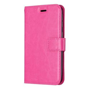 For iPhone 11 Pro Max Crazy Horse Texture Horizontal Flip Leather Case with Holder & Card Slots & Wallet & Photo Frame (rose)