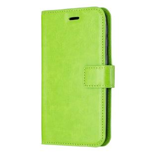 For iPhone 11 Pro Max Crazy Horse Texture Horizontal Flip Leather Case with Holder & Card Slots & Wallet & Photo Frame (green)