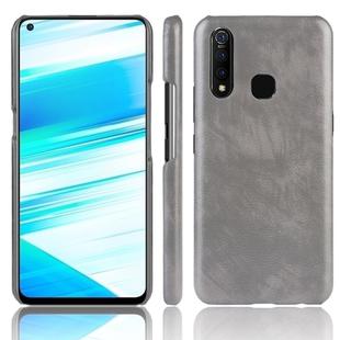 Shockproof Litchi Texture PC + PU Case for Vivo Z5x(Gray)
