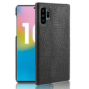 Shockproof Crocodile Texture PC + PU Case For Galaxy Note 10 Pro(Black)