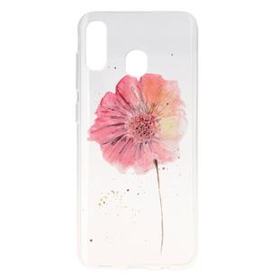 Stylish and Beautiful Pattern TPU Drop Protection Case for Galaxy A20E(Flower)