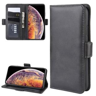 For iPhone 11 Pro Max Dual-side Magnetic Buckle Horizontal Flip Leather Case, with Holder & Card Slots & Wallet & Photo Frame(Black)