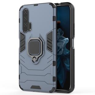 PC + TPU Shockproof Protective Case with Magnetic Ring Holder for Huawei Honor 20 Pro(Navy blue)