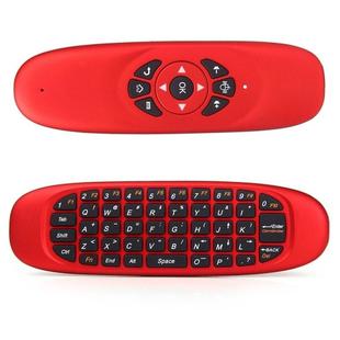C120 2.4G Mini Keyboard Wireless Remote Mouse with 3-Gyro & 3-Gravity Sensor for PC / HTPC / IPTV / Smart TV and Android TV Box etc(Red)