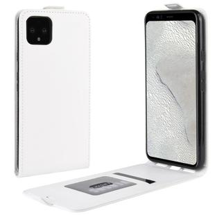 Crazy Horse Vertical Flip Leather Protective Case for Google Pixel 4 XL(white)