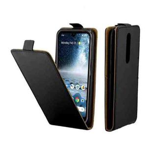 Business Style Vertical Flip TPU Leather Case  with Card Slot For Nokia4.2(black)