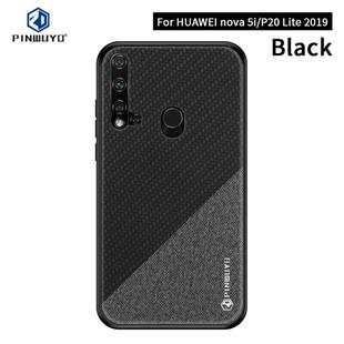 PINWUYO Honors Series Shockproof PC + TPU Protective Case for Huawei Nova 5i / P20 Lite 2019(Black)