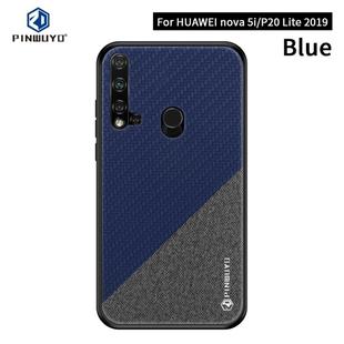 PINWUYO Honors Series Shockproof PC + TPU Protective Case for Huawei Nova 5i / P20 Lite 2019(Blue)