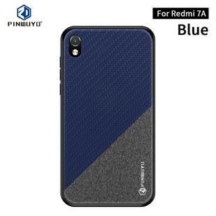 PINWUYO Honors Series Shockproof PC + TPU Protective Case for Xiaomi RedMi 7A(Blue)