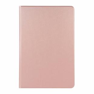 Voltage Plain Elastic Leather + TPU PAD Bracket Protective Leather Case For Huawei MediaPad M6 10.8(Rose gold)