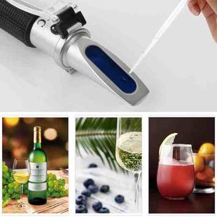 RZ136 Refractometer Fruit Wine Meter Sugar Portable Auto Brix 0~32% Alcohol 0~26% Fruit Juice Wine Sugar Meter Refractometer