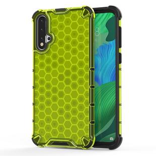 Shockproof Honeycomb PC + TPU Case for Huawei Nova 5 / Nova 5 Pro(Green)