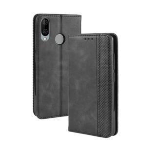 Magnetic Buckle Retro Crazy Horse Texture Horizontal Flip Leather Case for Wiko VIEW 3 LITE , with Holder & Card Slots & Photo Frame(Black)