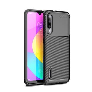 Carbon Fiber Texture Shockproof TPU Case for Xiaomi Mi CC9e Black