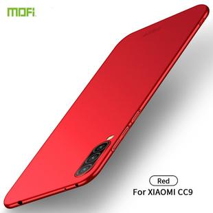MOFI Frosted PC Ultra-thin Hard Case for Xiaomi CC9(Red)