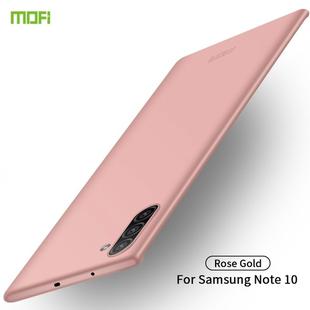 MOFI Frosted PC Ultra-thin Hard Case for Galaxy Note10(Rose gold)