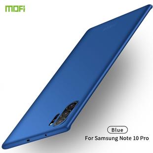 MOFI Frosted PC Ultra-thin Hard Case for Galaxy Note10 Pro(Blue)